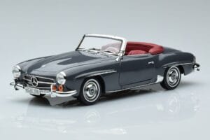 Mercedes 190 SL W121 Roadster Grau Norev 1:18