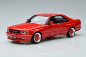 Mercedes 560 SEC W126 Widebody Rot Otto 1:18