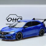 Honda Honda Civic FK8 Type R Schrägheck Mugen Blau Otto 1:18 1:18 Resin